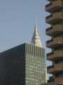 Chrysler Building from apartment living room