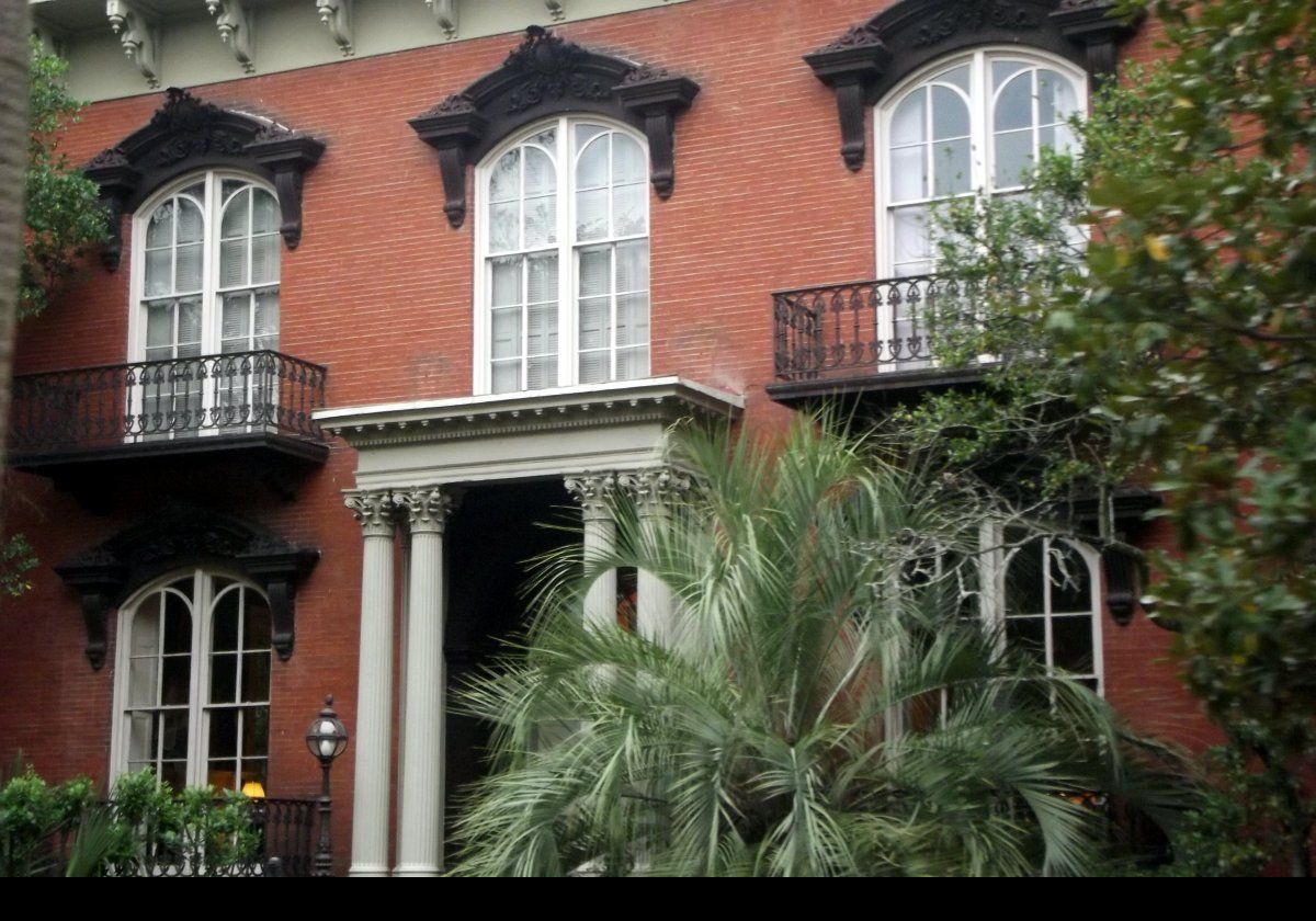 Some of the historic buildings in Savannah.