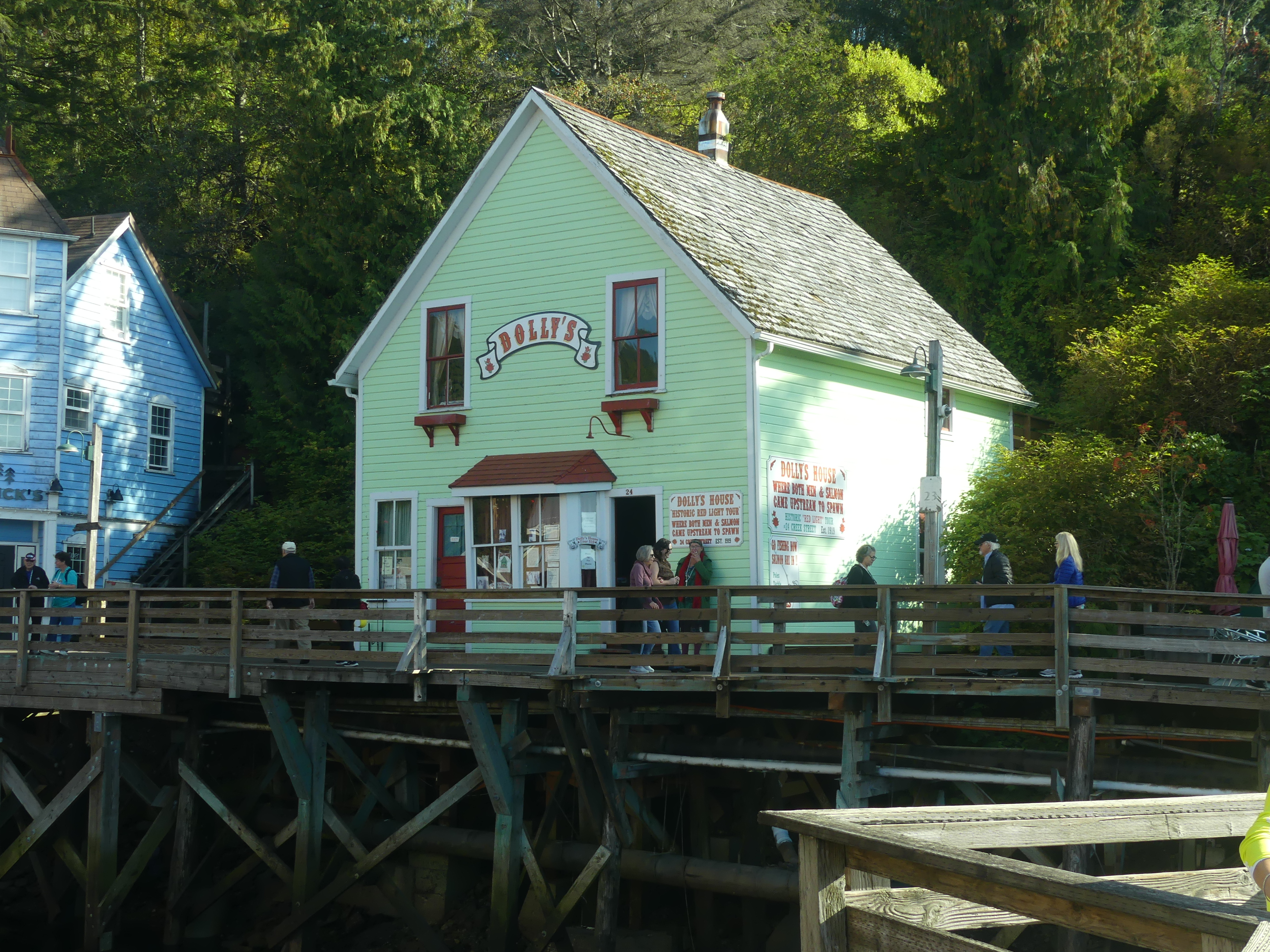 The home of Dolly Arthur in Creek Street where she offered female companionship to visiting miners and fishermen.