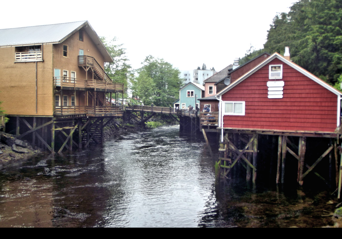View of the creek from Creek Street.