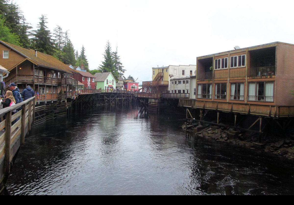 Another view along Creek Street and the creek.