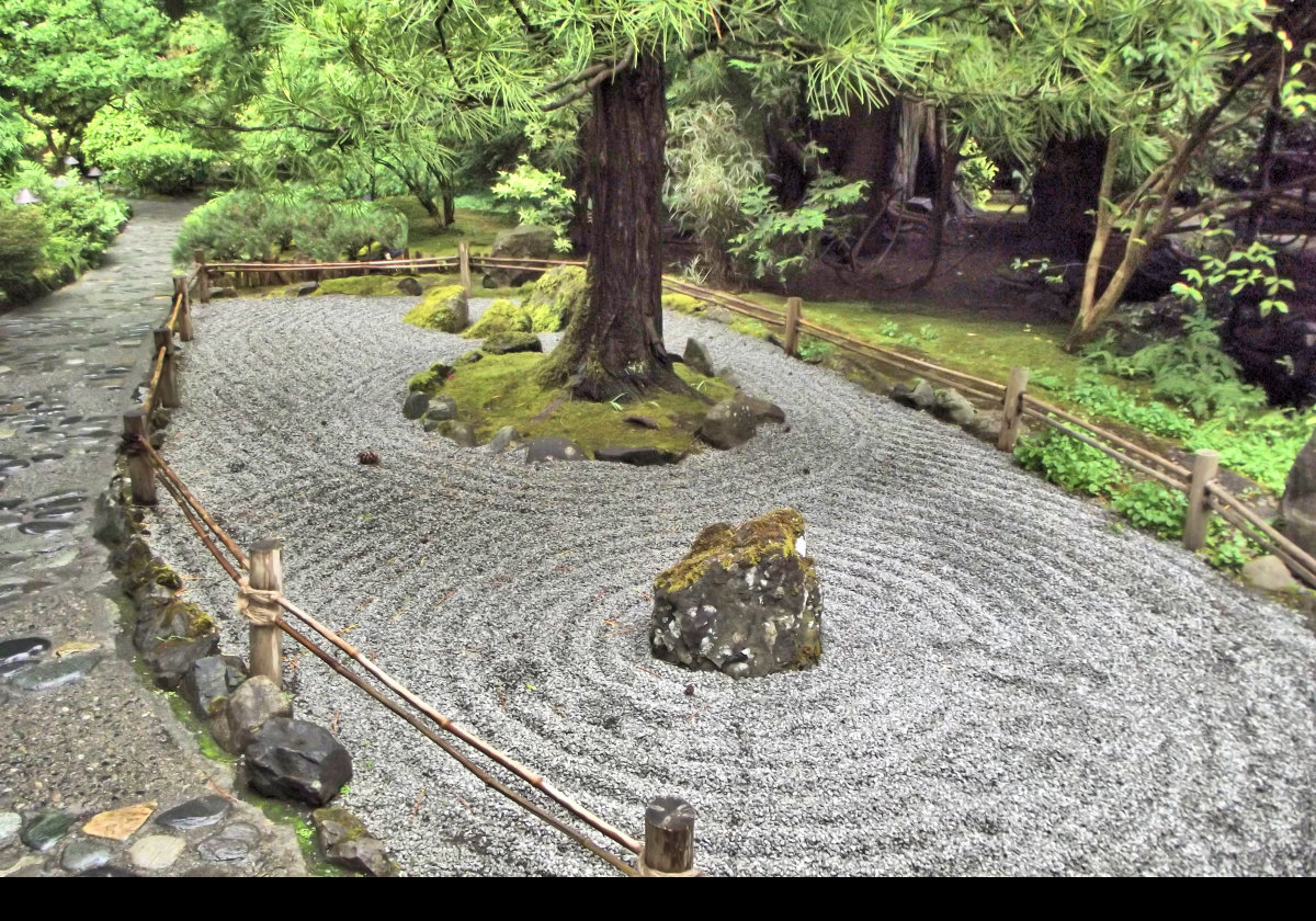 The Zen Garden within the Japanese Garden.