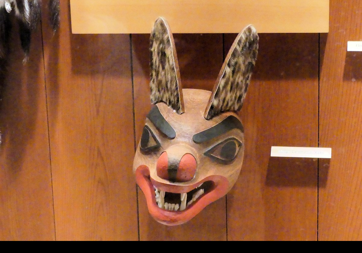 Another Native American ceremonial mask.