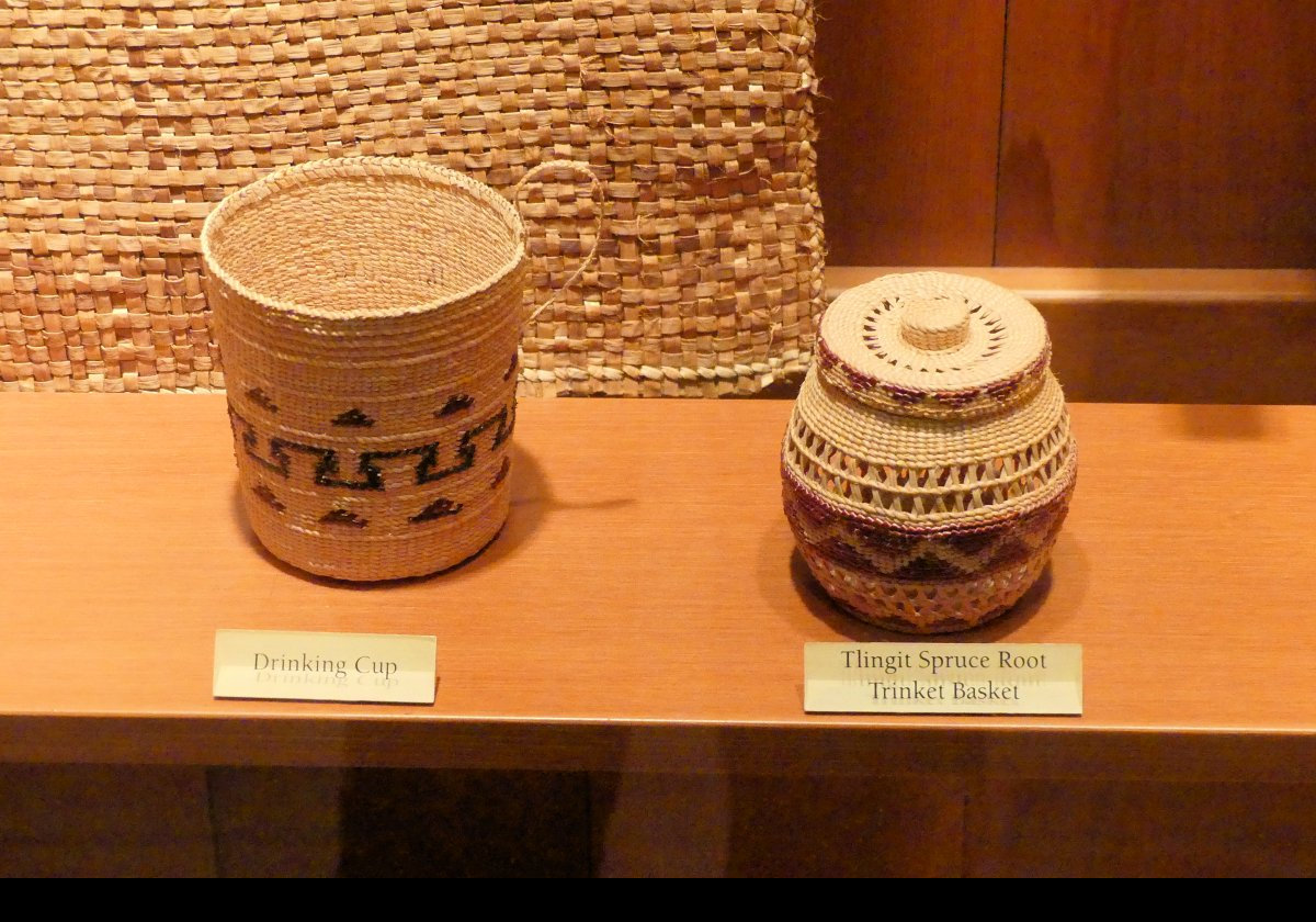 Fine examples of native American basket work.