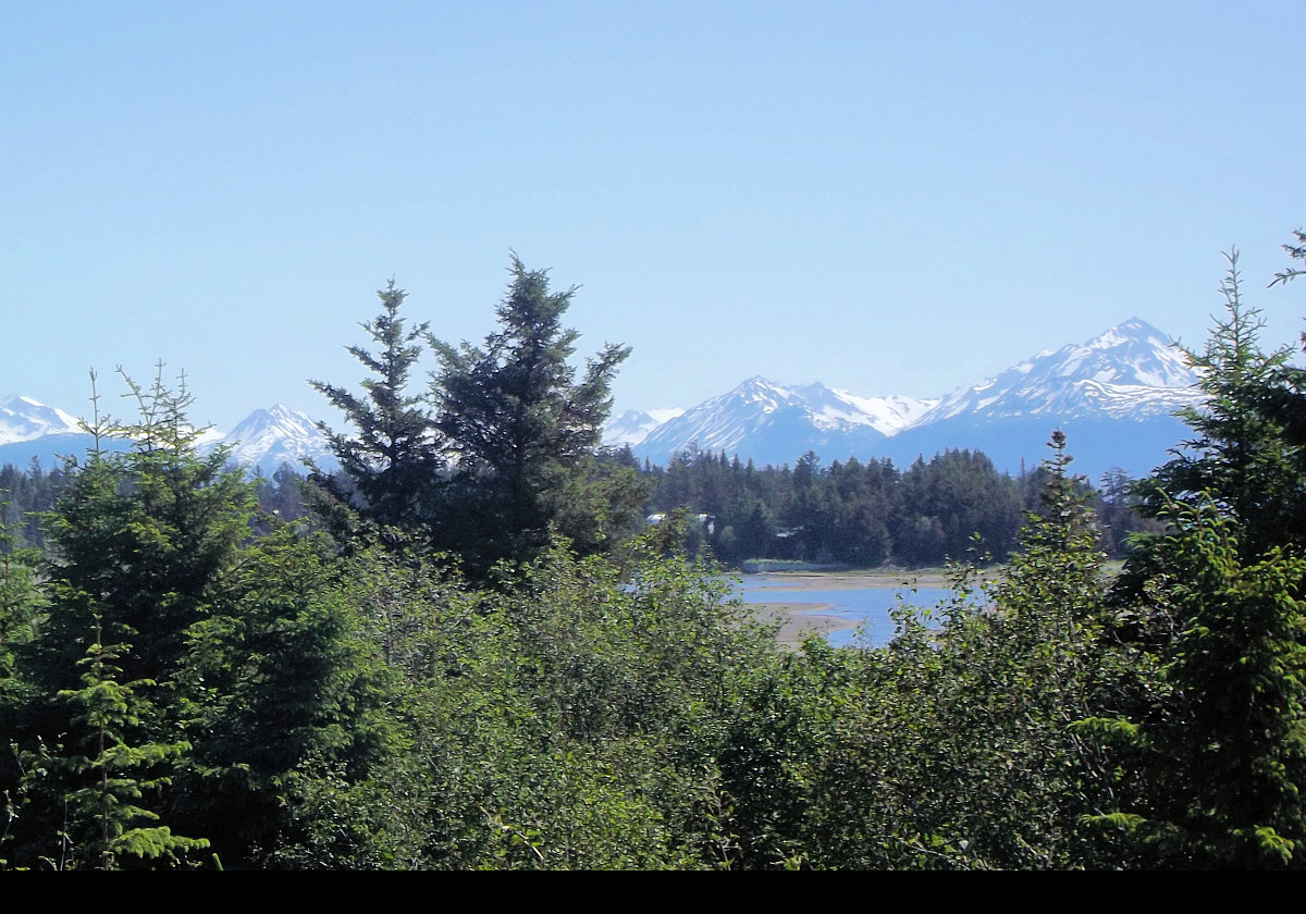 View towards Kachemak Bay from the Visitors Center.