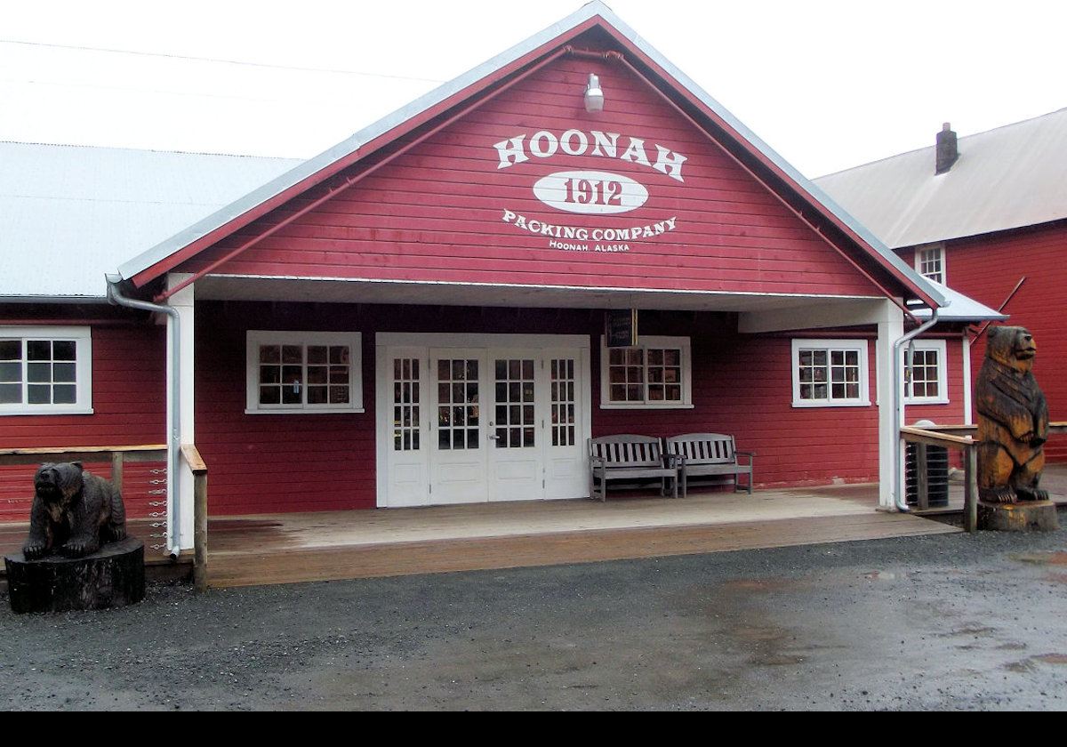 The hub of Icey Strait Point is the restored Hoonah Trading Company.  Built in 1912, it was the first cannery in the area.