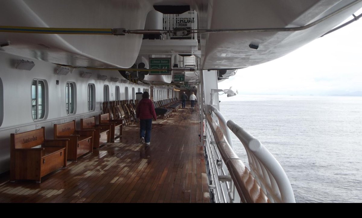 The Promenade deck.  We use it for exercise; three and a half times around is one mile.  