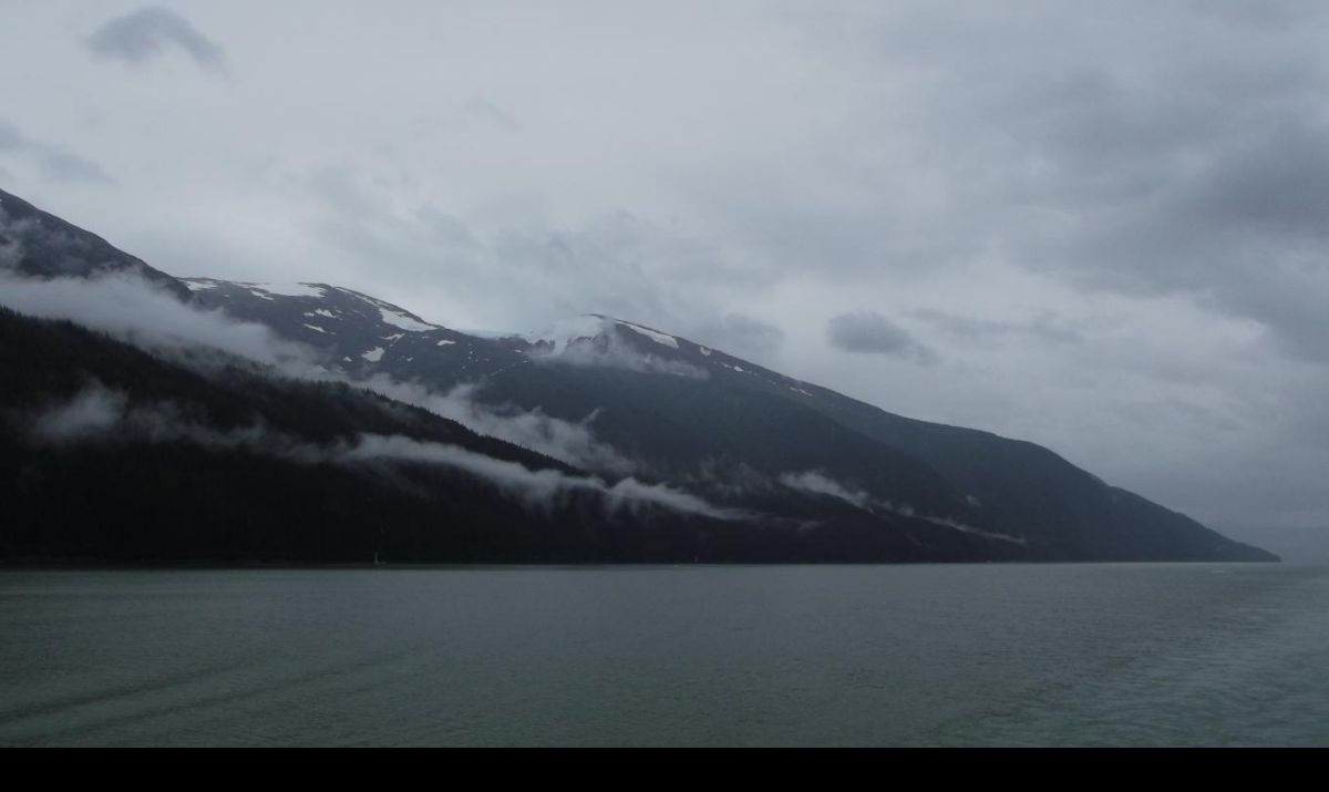 Now a sequence of pictures showing our passage through the early part of the fjord.