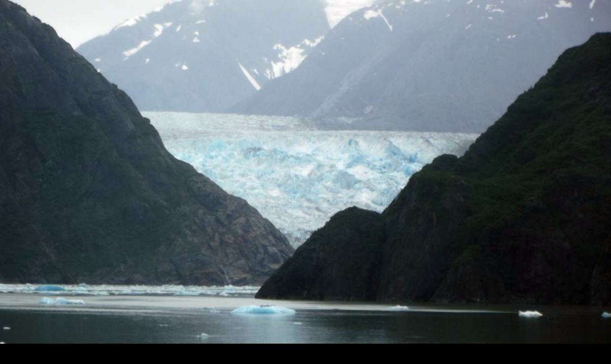 Getting close to the glacier, now.  