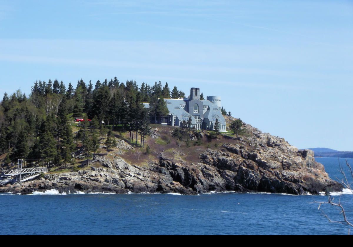 A very grand "cottage" on Schooner Head.  Click the image for a closeup.