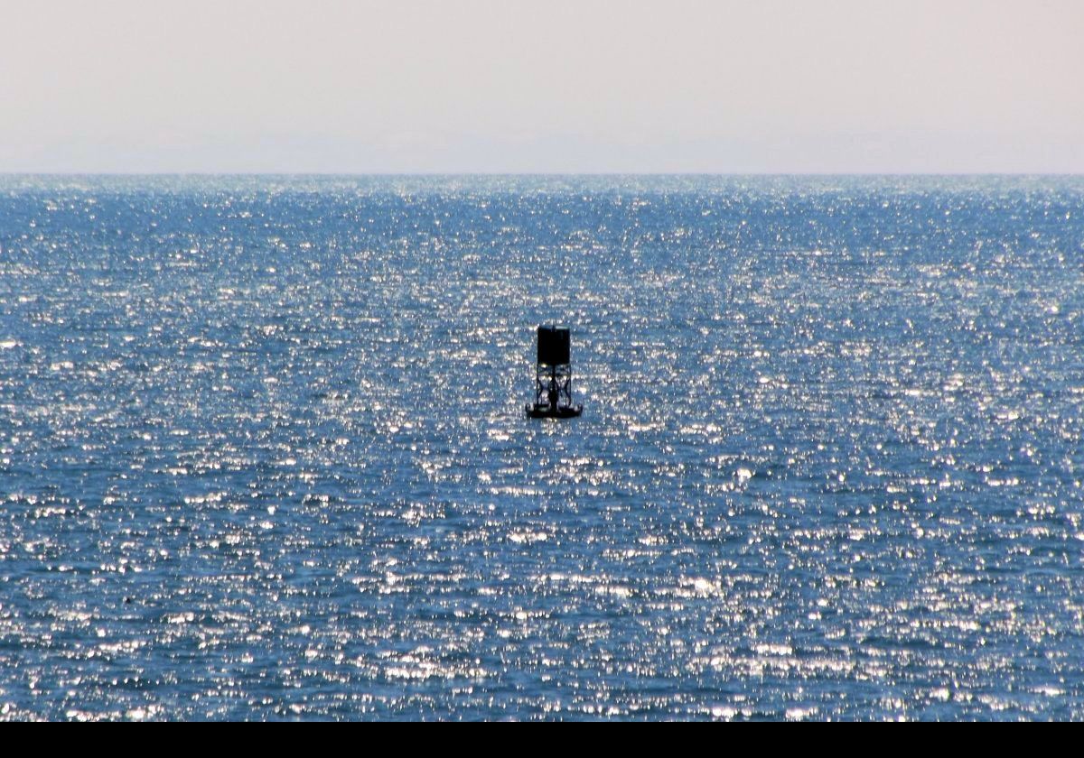 A lonesome buoy.