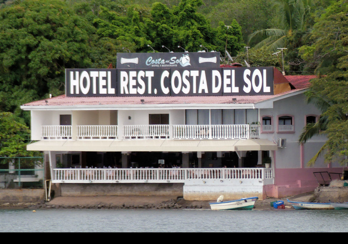 The Hotel and Restaurant Costa del Sol on Mata Limon in Puerta Caldera.