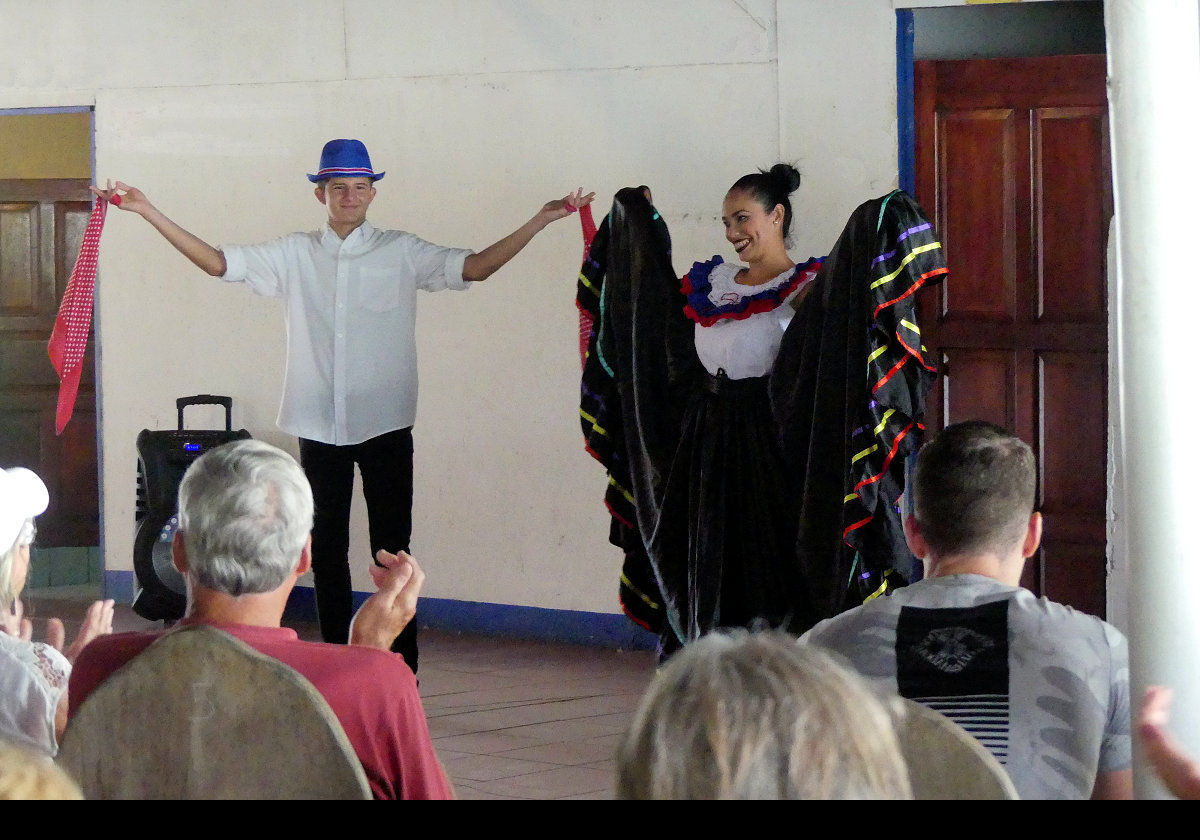 We visited a local community center for a demonstration of folk dancing.