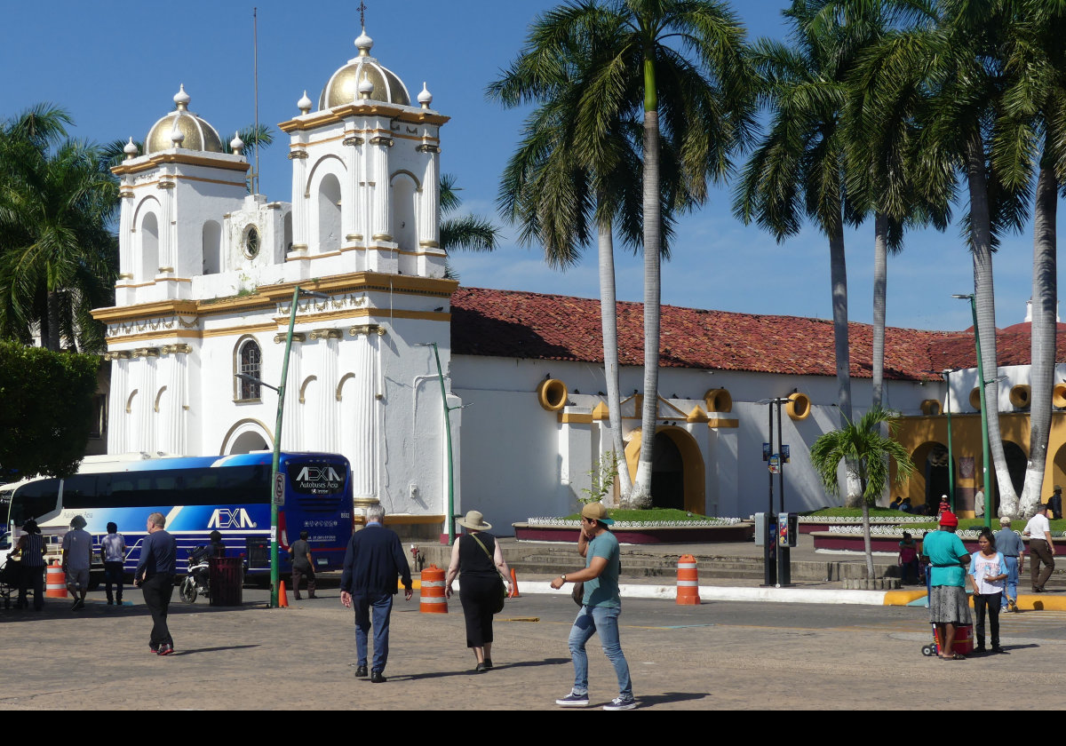 San Agustin Church in the Main Square of Tapachula in Mexico.  