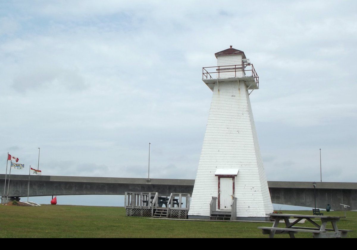 Once the Confederation Bridge was opened in 1997, the ferry service to Port Borden was discontinued, and both range lights were also turned off.  
