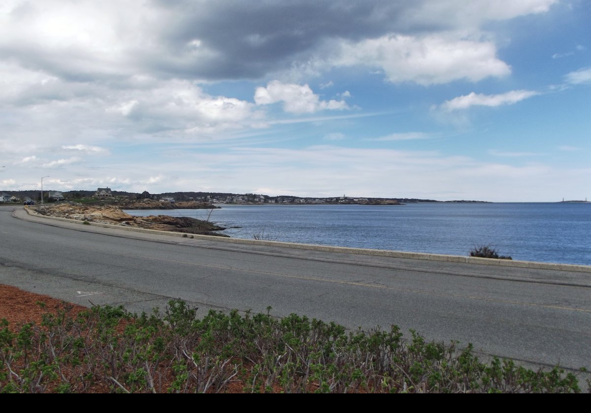 Thacher Island, and the twin Cape Ann Lights, are in the distance on the extreme right of this picture.