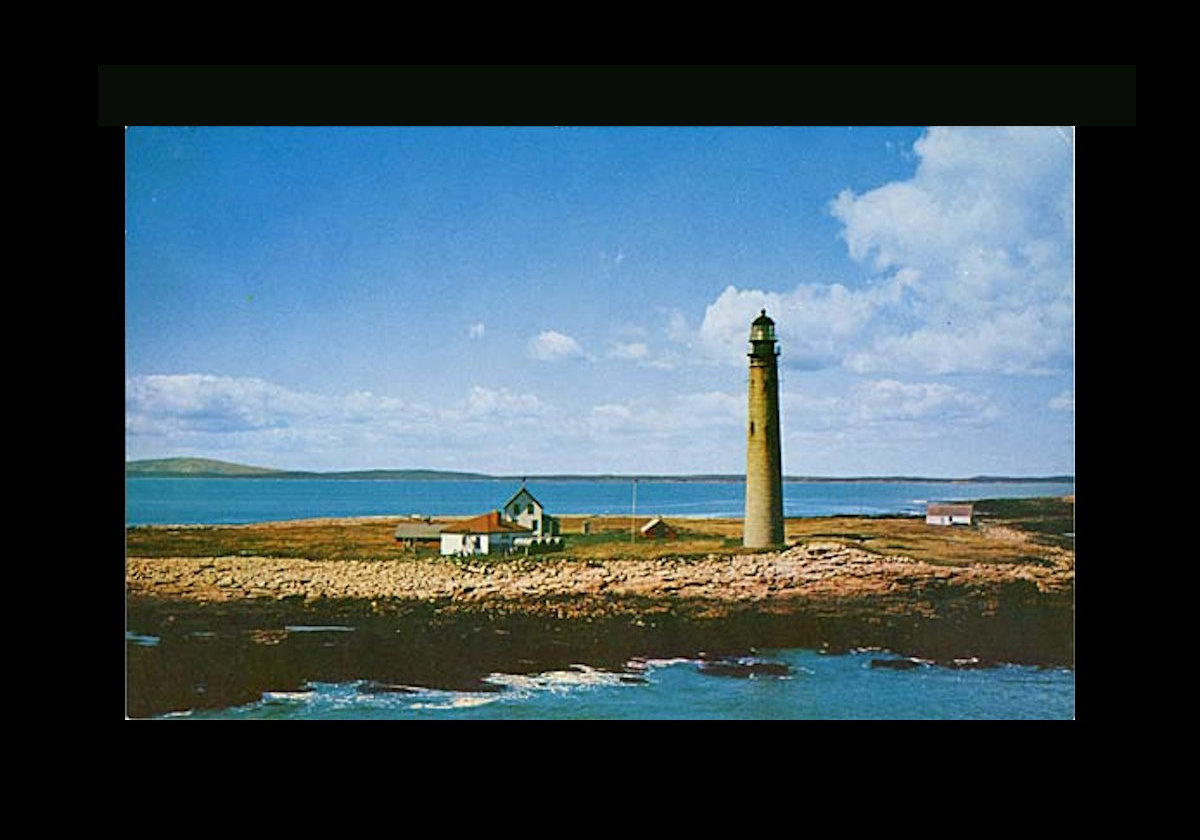 Another postcard of the lighthouse.  This one taken around 1945. Credit The Smithsonian.