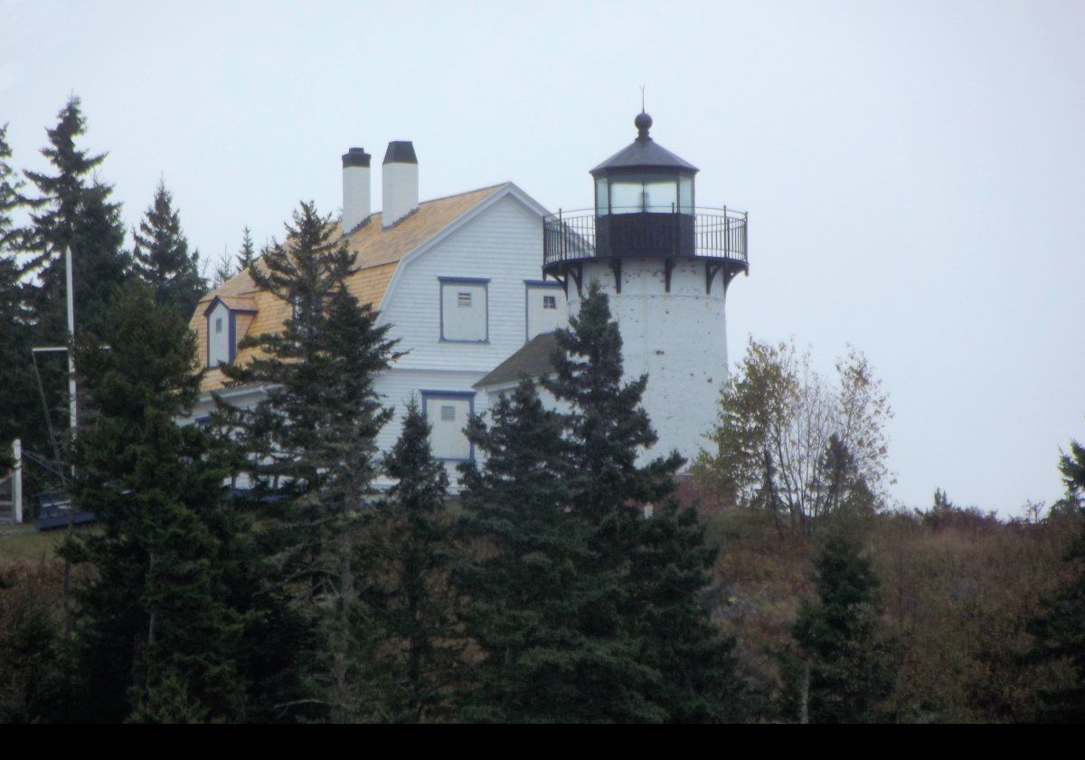 A fire in 1852 seriously damaged the Lighthouse.  It was rebuilt through 1853, apparently using whatever was salvageable from the old building. 