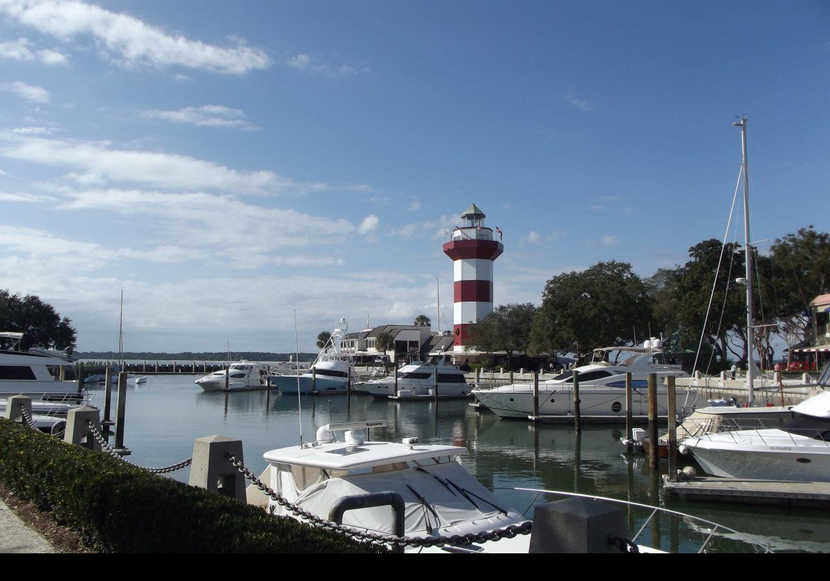 Charles Fraser bought his father out of his share in the Hilton Head Company and built the "sea Pines Resort".  In 1969, he decided to build a lighthouse, much to the amusement of many people who nick named it "fraser's Folly".  In fact, it has turned into a very successful enterprise.  