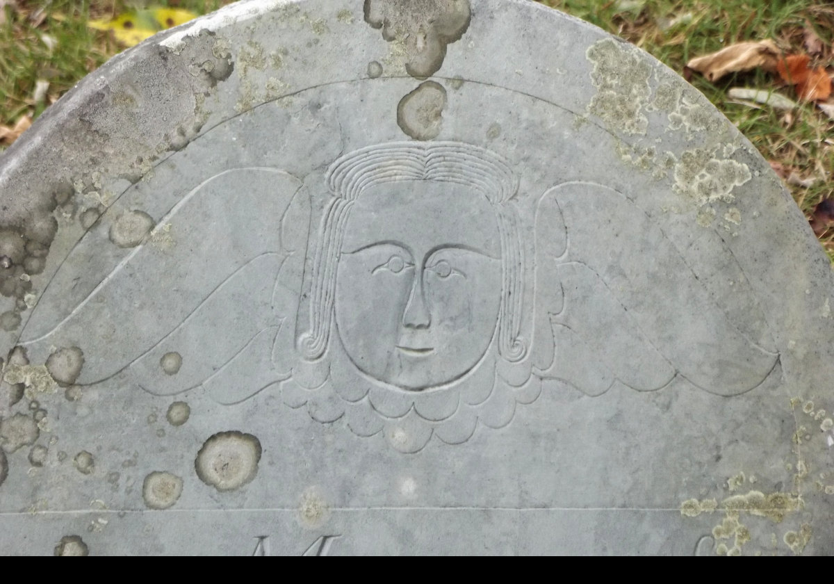 Very interesting motifs appear on most of these very old graves.
