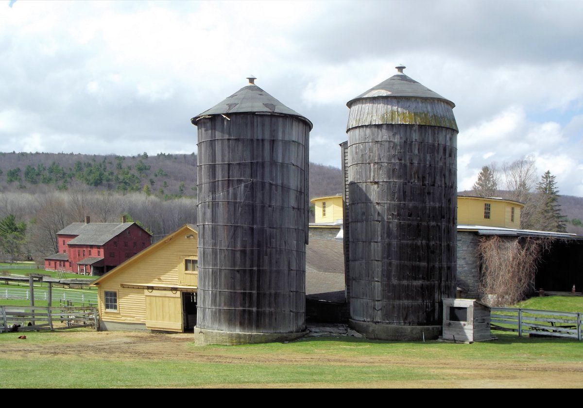 Another view of the grain silos.  
