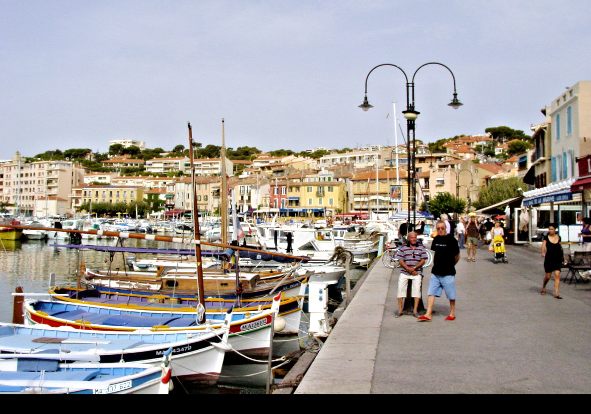 The harbor in Cassis.