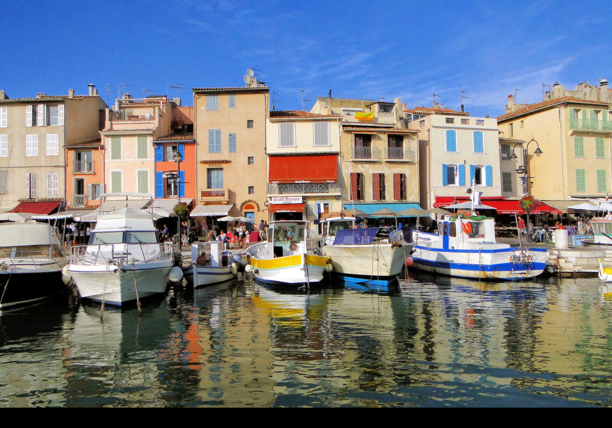 The harbor in Cassis.