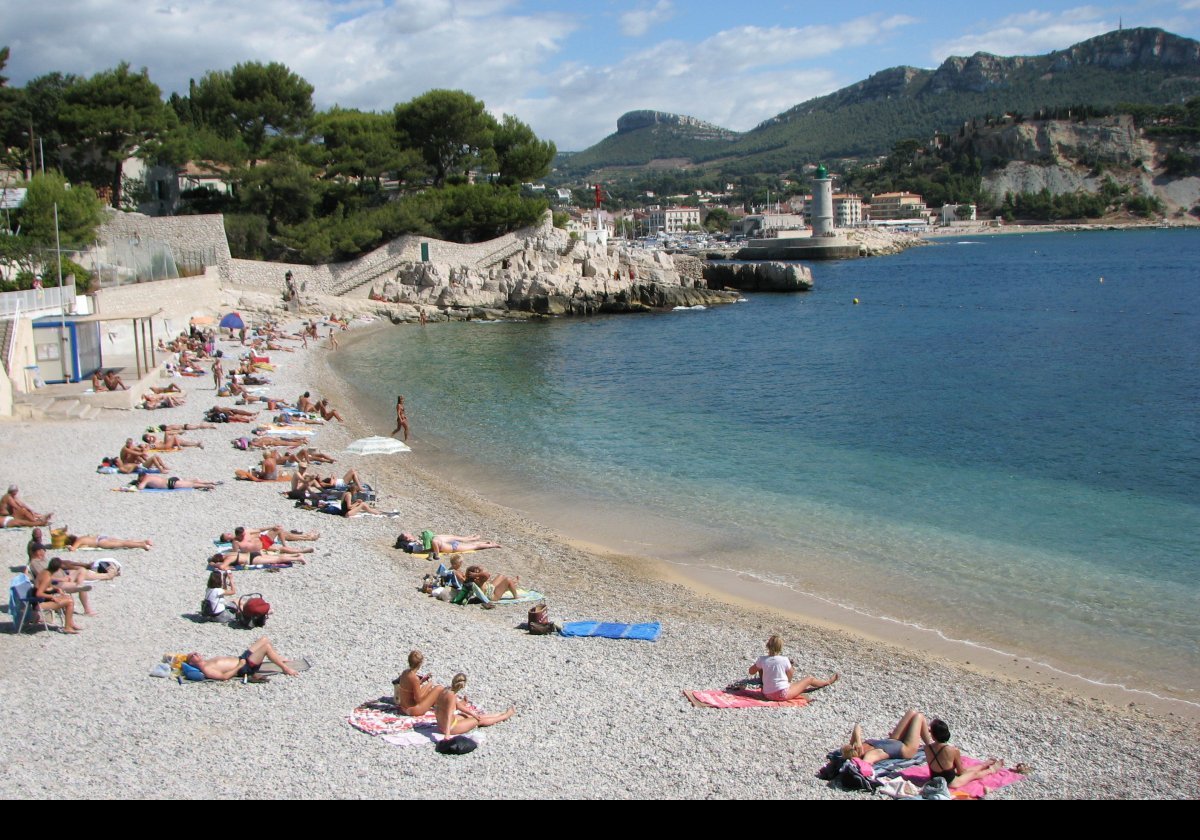 The beach in Nice.