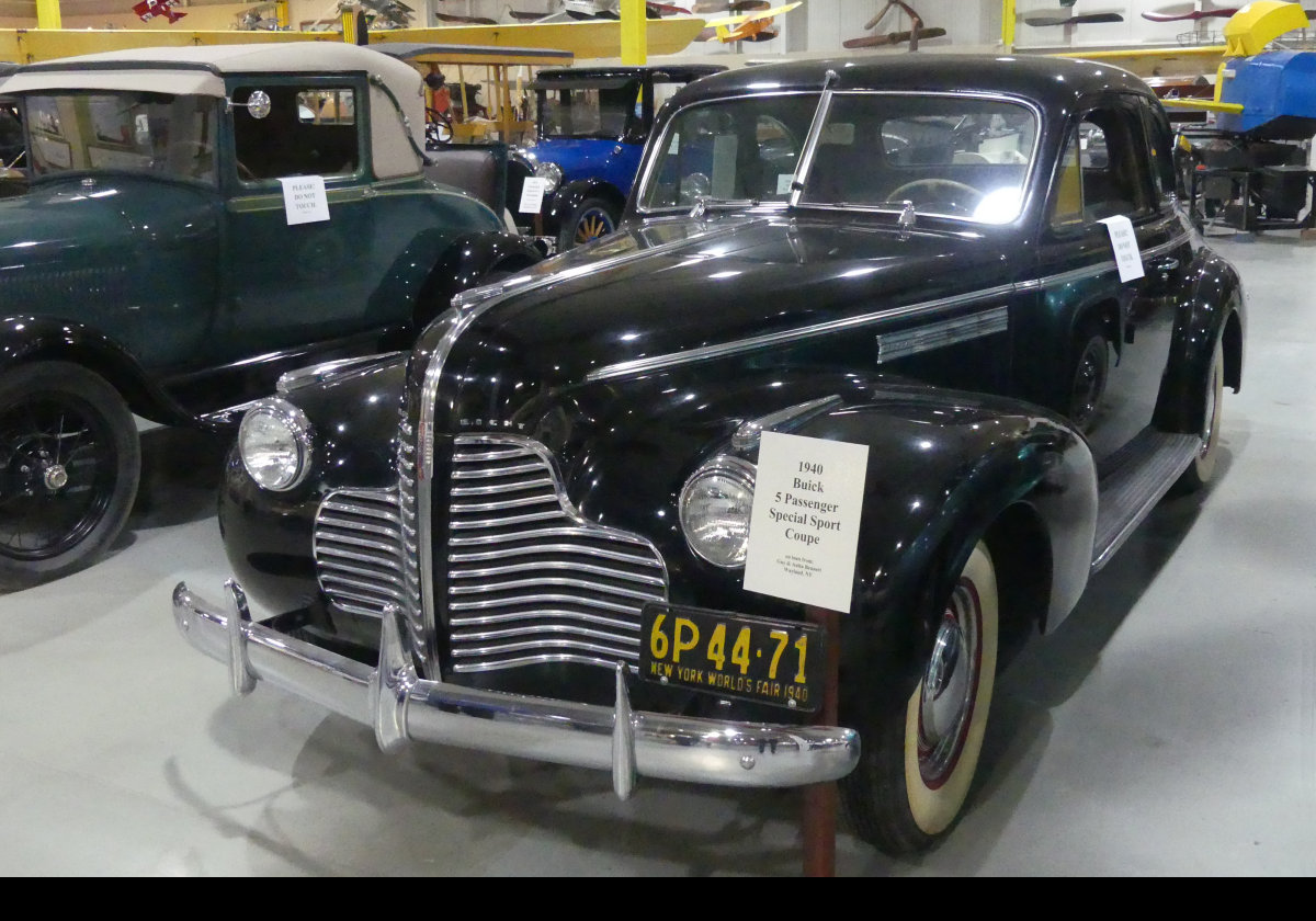 1940 Buick Special 2 Door Sport Coupe, powered by a Dynaflash Straight 8.  Guy Bennett, the automobile collector, has owned it since he purchased it in 1971.