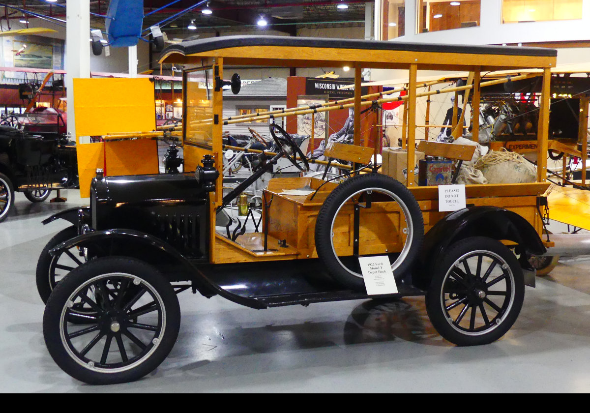 1922 Ford Model "T", Depot Hack. They were made to transport several passengers and their luggage.