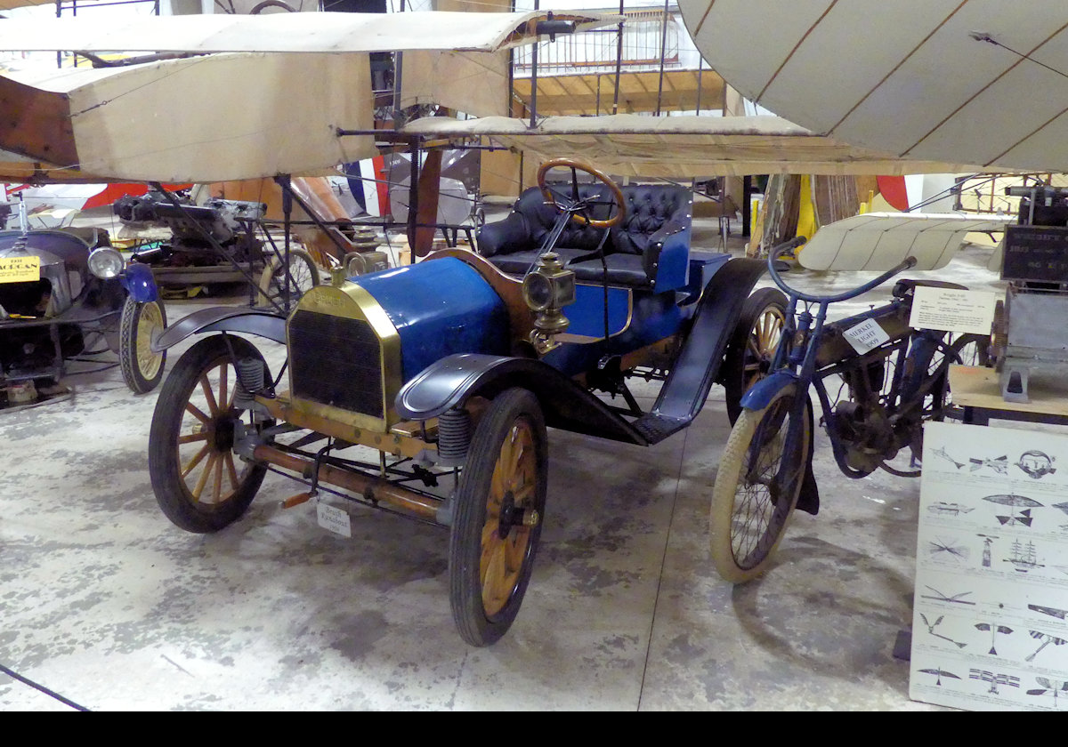 Started by Alanson Partridge Brush in Highland Park, Michigan, the Brush Motor Car Company was in business from 1907 to 1909, then became the Brush Runabout Company from 1909 until it closed in 1913.  This vehicle is an example from 1908.