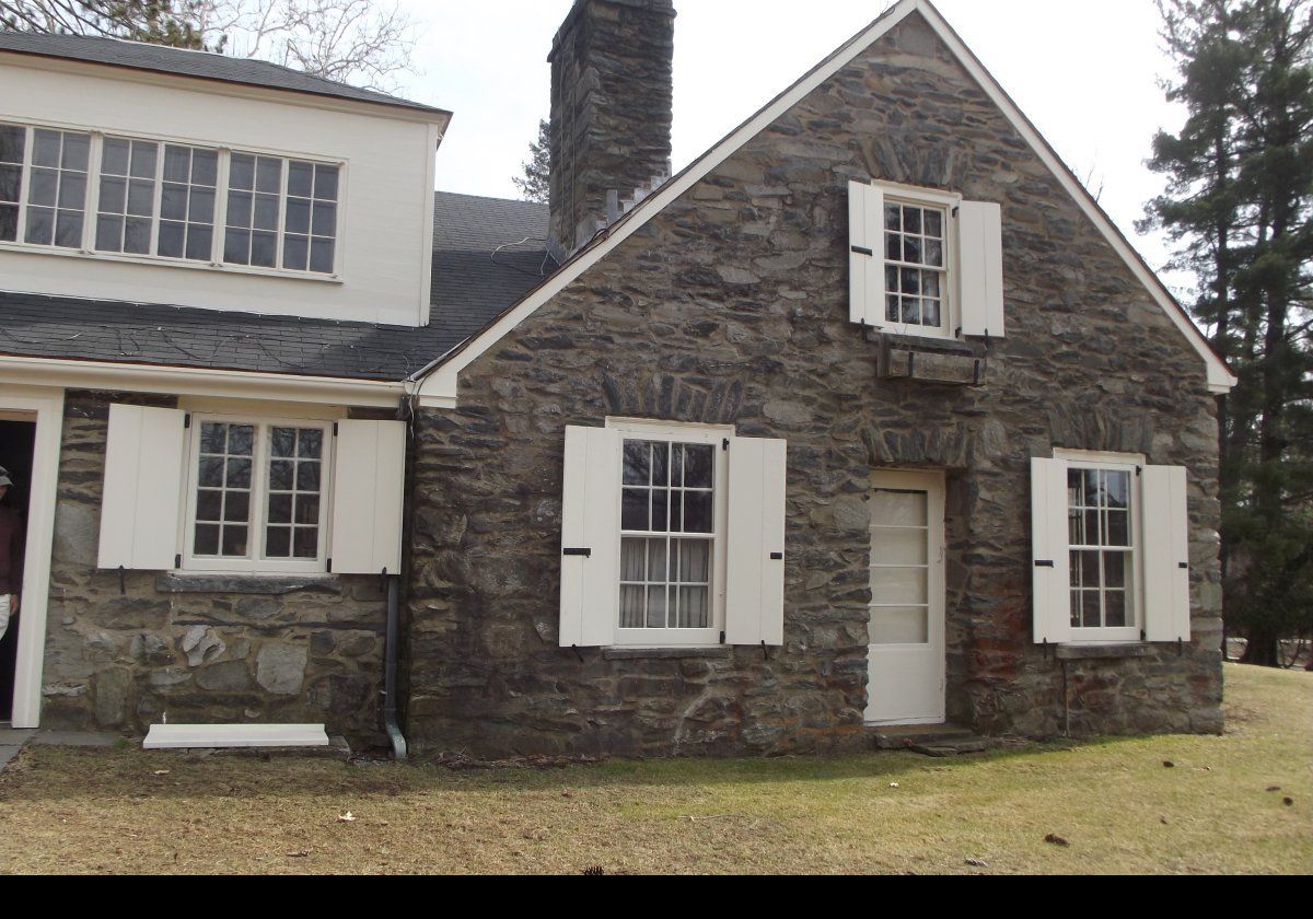 Three women shared the Stone Cottage at Val Kill: Eleanor Roosevelt, Marian Dickerman and Nancy Cook.  