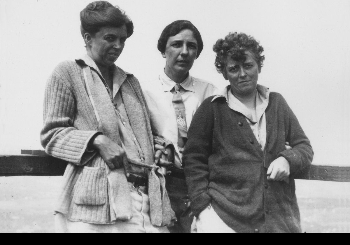 Eleanor Roosevelt, Marian Dickerman and Nancy Cook.  
