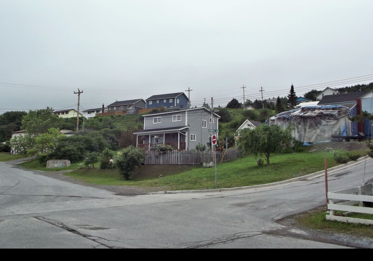 Residential district on the outskirts of Corner Brook.  The museum is just off camera to the left.