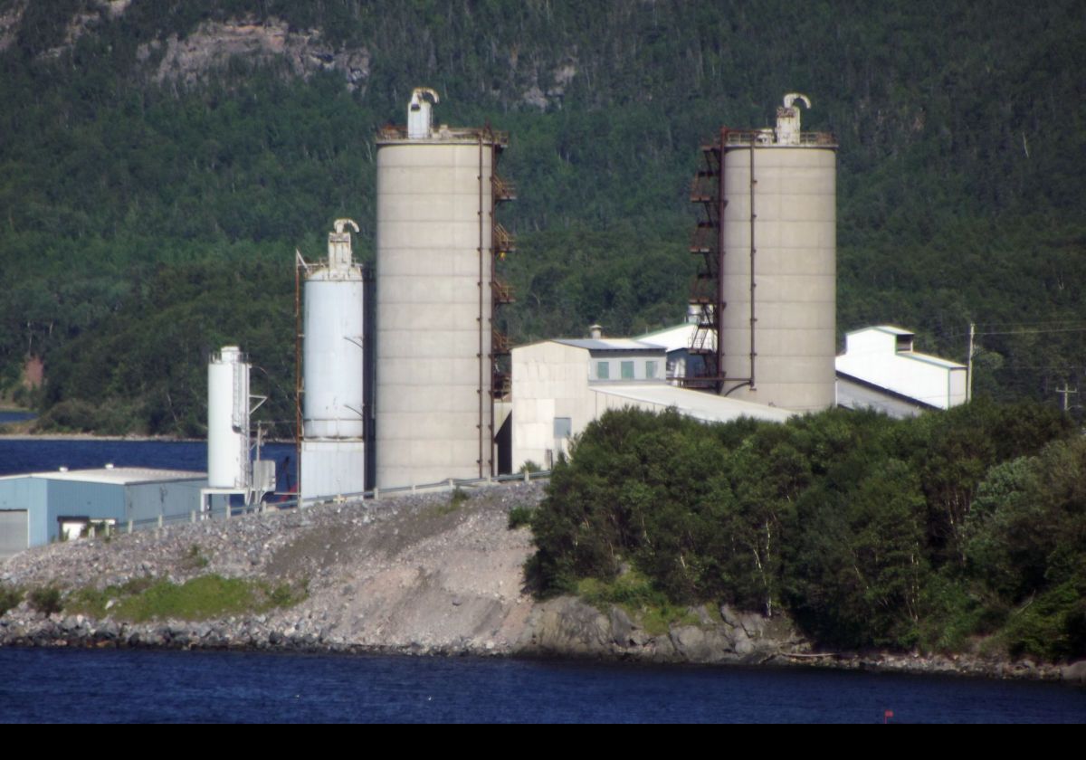 The Corner Brook CRH Cement Terminal.  It distributes cement products!