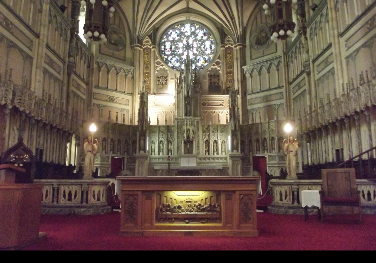 Interior of St. Dunstan's Basilica.