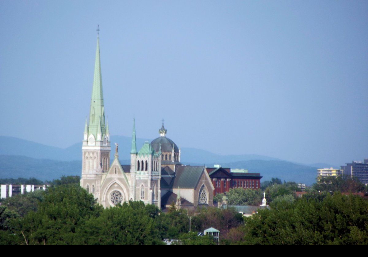 The Co-Cathedral of Saint-Antoine-de-Padoue covering the north of the diocese, while the Cathedral of Saint-Jean-l'Évangéliste covers the south.  It was built between 1884 & 1887.  While the cathedral is built in the Gothic revival style, the dome is a magnificent example of the Byzantine Revival style.