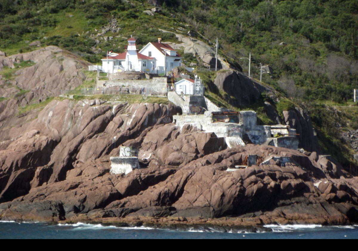 First view of Fort Amherst and the Fort Amherst Lighthouse.