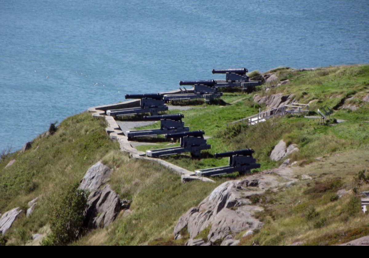 Cannon emplacement on Signal Hill.