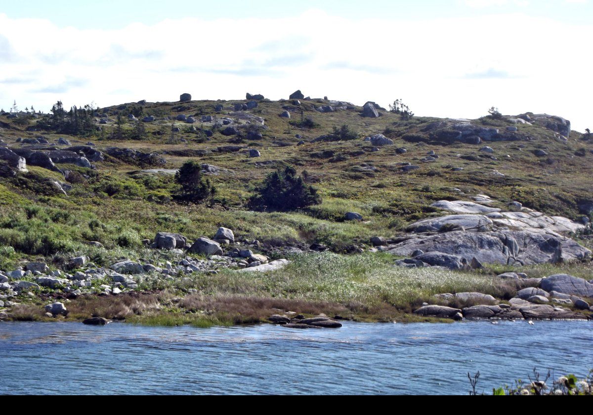 One of several pictures showing the rugged landscape around Peggy's Cove.