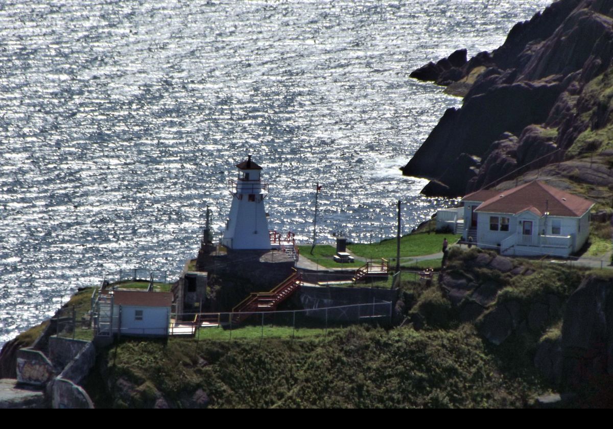 The Fort Amherst Lighthouse seen from Signal Hill.
