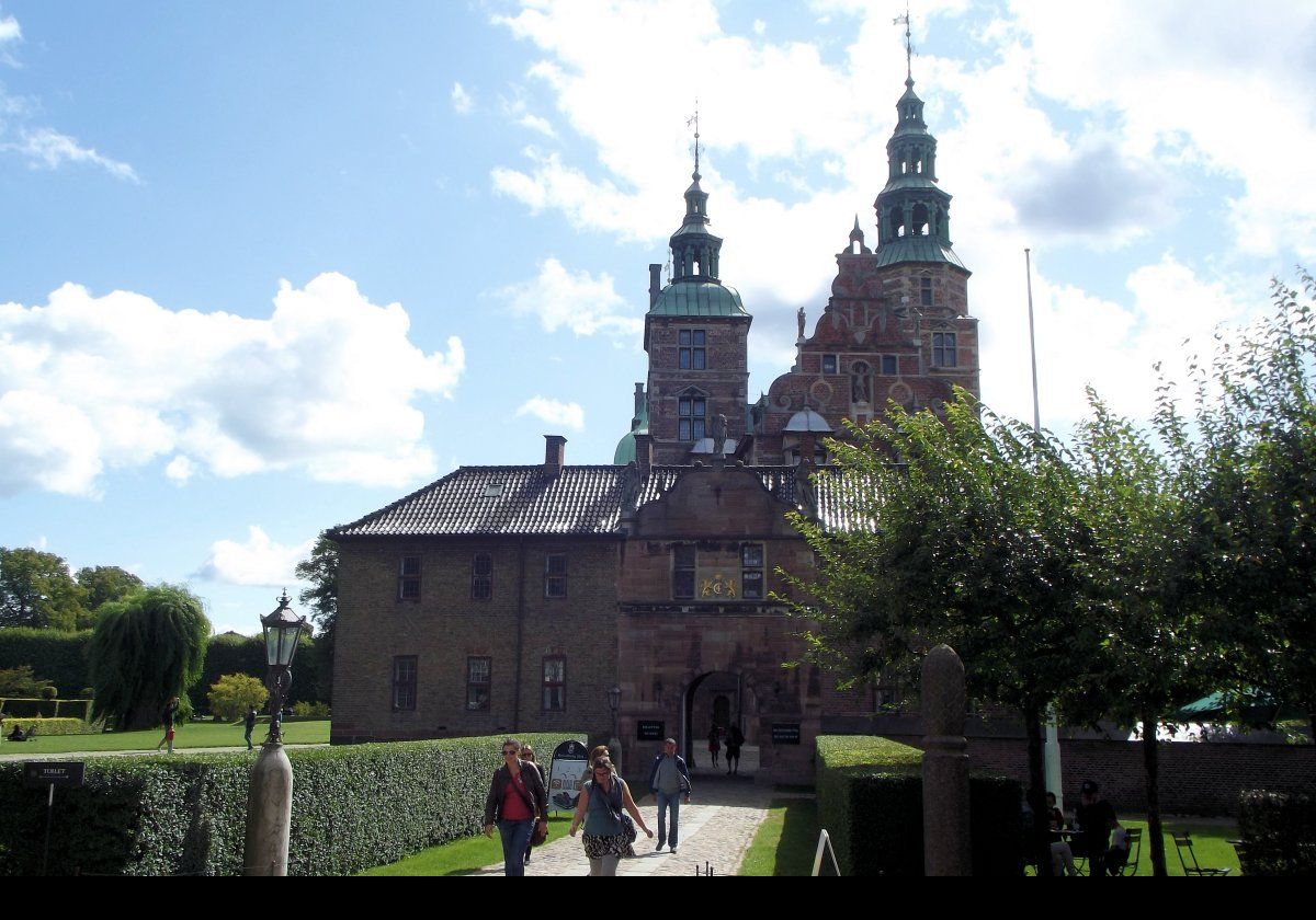 Here we are heading into Rosenborg Castle.  