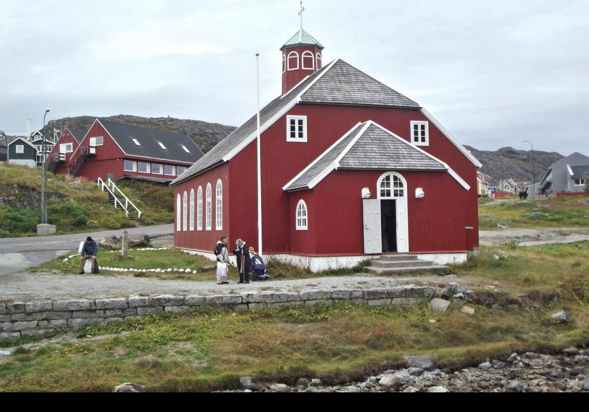 Situated in the colonial harbor district of Qaqortoq, The Lutheran Church of Our Savior was built and consecrated in 1832. 