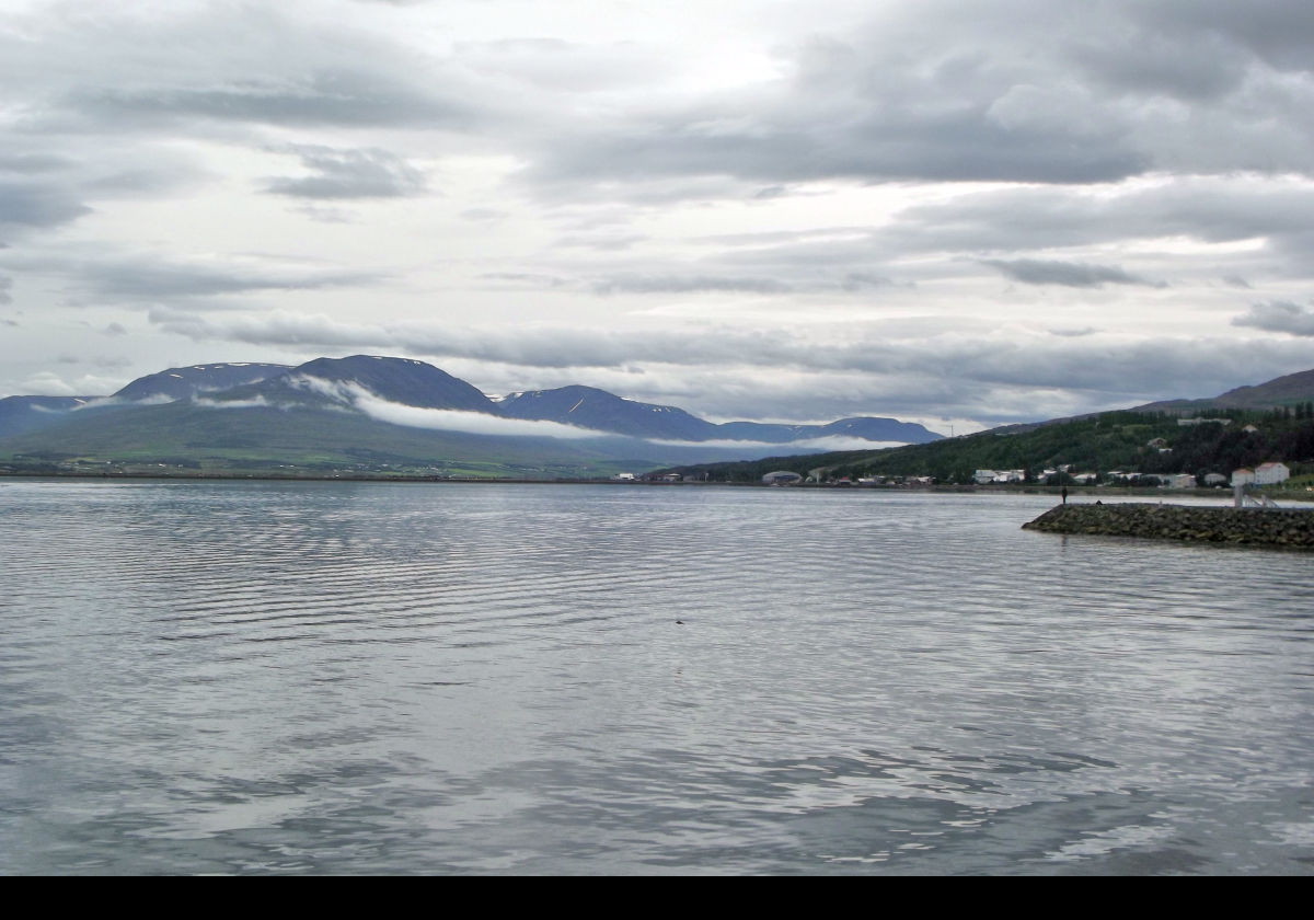 Bidding a fond farewell to Akureyri.  