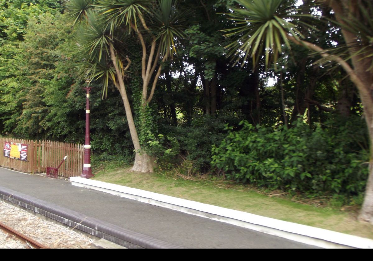 One of the activities we did in Douglas was to ride a portion of the Isle of Man Railway.