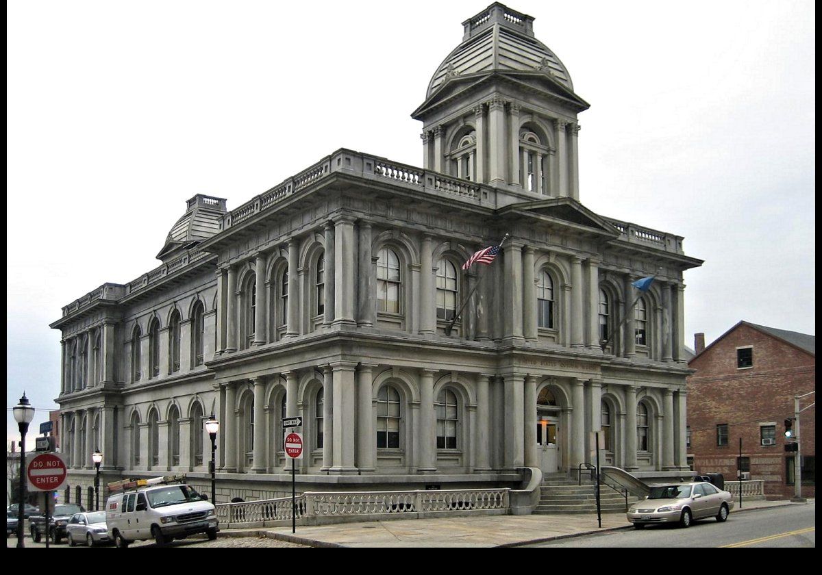 Essentially in its original state, The U.S. Custom House is a mixture of Renaissance Revival and Second Empire styles.  