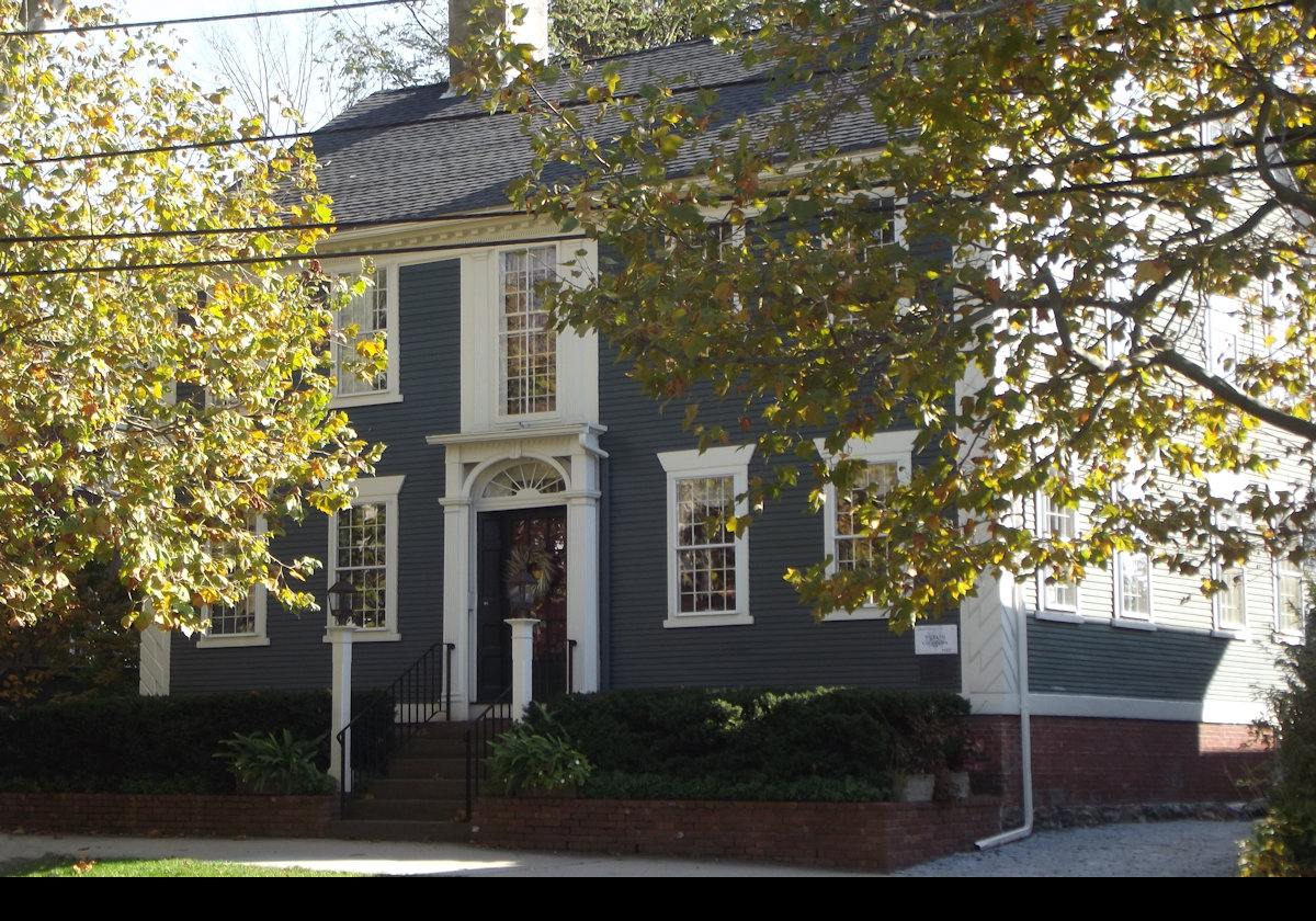 Designed and built by Russell Warren for William Van Doorn in around 1807,  Subsequently, Warren purchased 86 State Street in 1813 and lived there until 1823. 