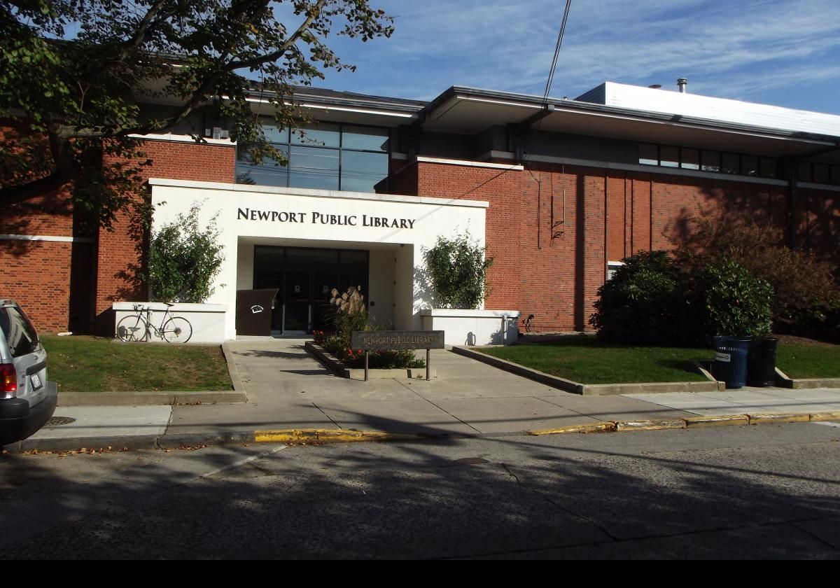 This is a picture of the somewhat prosaic Public Library building.  On the other hand, we have purchased a huge number of excellent books from their "Friend's Bookshop" over the years.