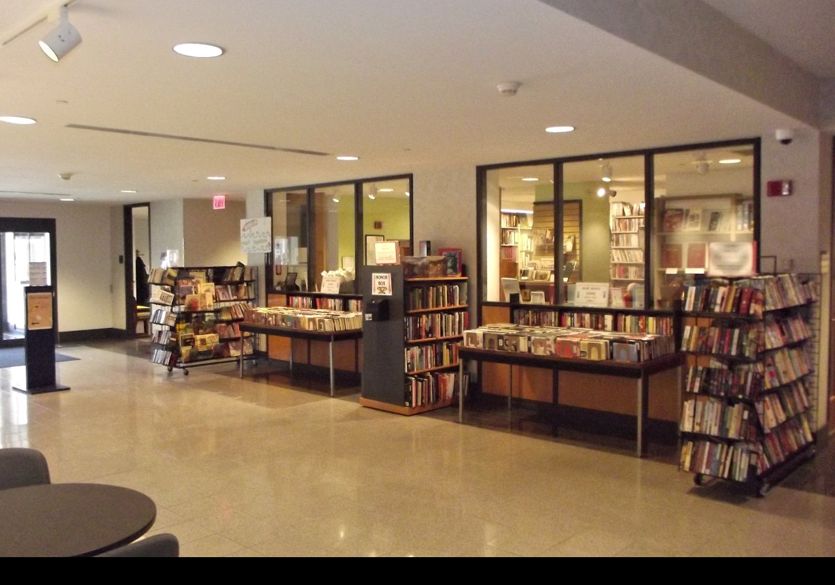 The friends bookshop.  The books outside are all 50cents each!  We have bought many hundreds of books here.