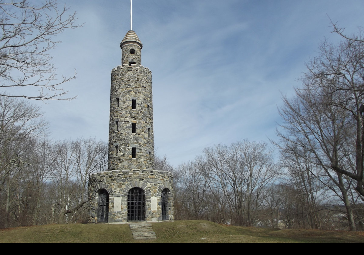 The tower is owned by the Aquidnick Island Land Trust who open it periodically to the general public; the views from the top are spectacular.